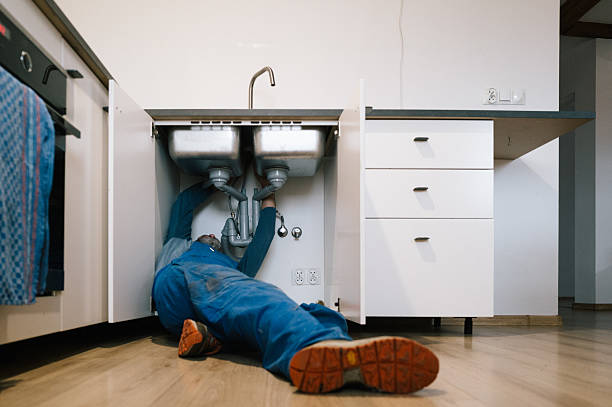 Professional Emergency Plumber technician working in Perks, IL